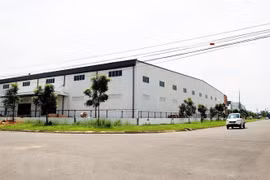 Nhà xưởng cho thuê tại khu công nghiệp Tân Đông Hiệp B, thành phố Dĩ An, tỉnh Bình Dương. (Ảnh: Hồng Đạt/TTXVN)