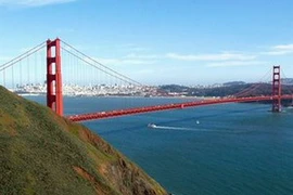 Cầu Cổng Vàng ở San Francisco. (Ảnh: Internet)