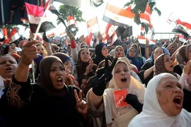 Biểu tình phản đối tổng thống Morsi. (Nguồn: AFP/TTXVN)