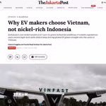 Bài phân tích của Jakarta Post đăng ngày 15/7. (Ảnh chụp giao diện: Lê Minh Hưởng/TTXVN)