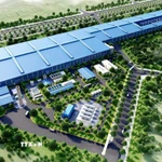 Phối cảnh dự án ray đường sắt và thép đặc biệt Hòa Phát Dung Quất 10.000 tỷ đồng xã Vạn Tường, tỉnh Quảng Ngãi. (Ảnh: TTXVN phát)