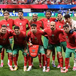 Đội hình của đội tuyển Maroc. (Ảnh: AFP/TTXVN)
