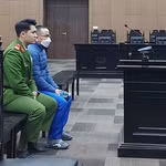Tổng giám đốc Hoàng Nam trong phiên tòa mới đây bị hoãn vì vắng nhiều bị hại. (Nguồn: Tuổi trẻ)