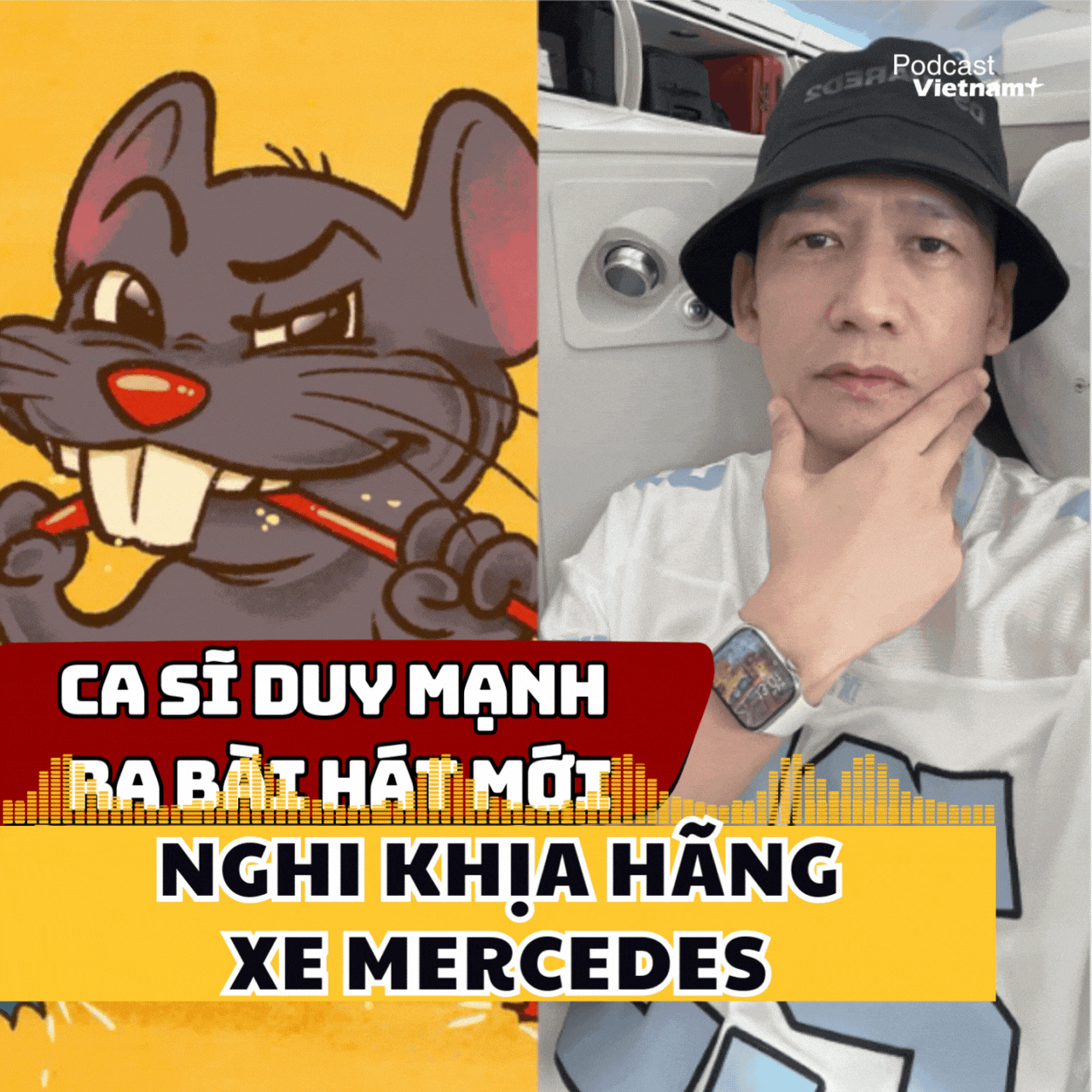 Duy Mạnh gây sốt với bài hát mới, nghi khịa hãng xe Mercedes