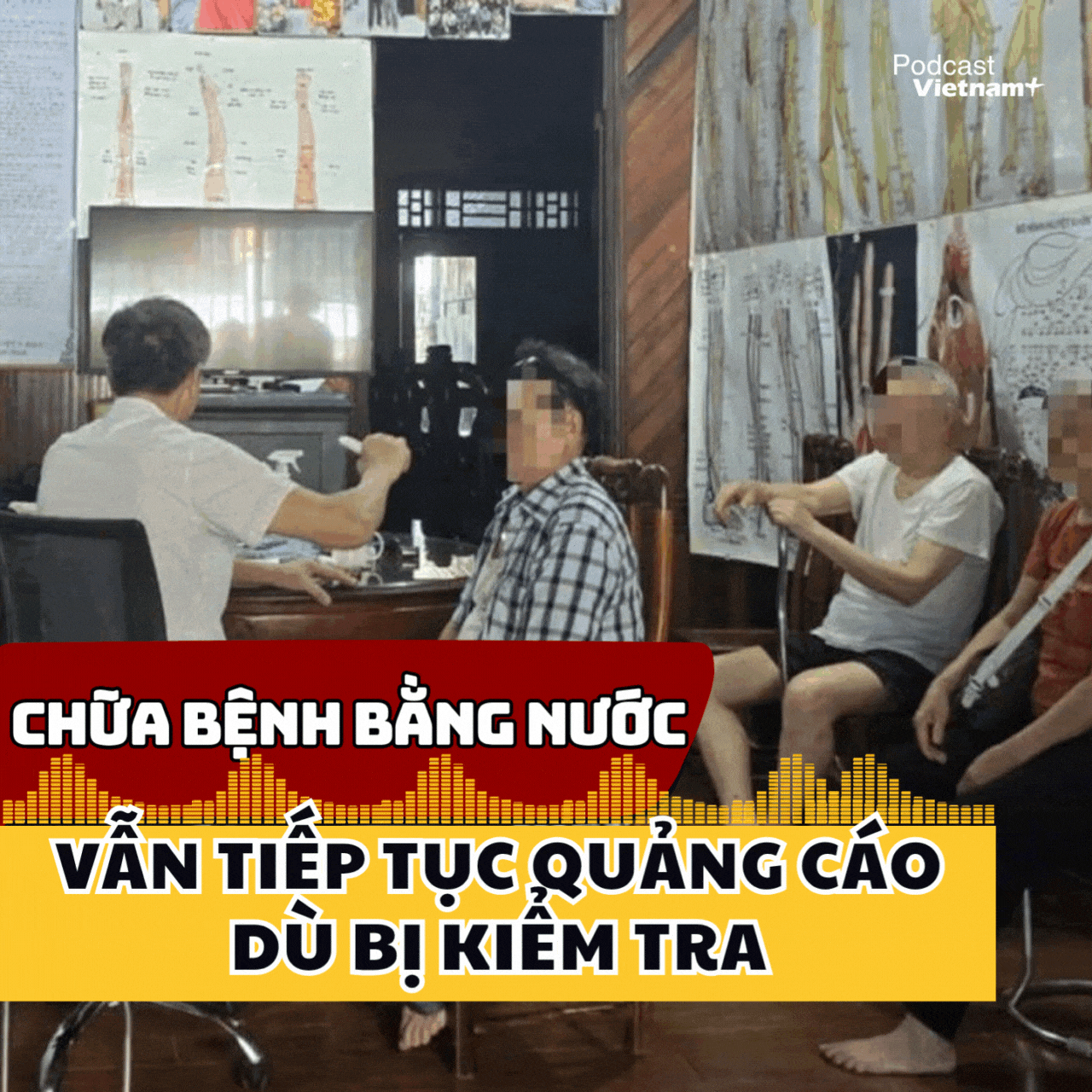 Cơ sở “chữa bách bệnh bằng nước” vẫn tiếp tục quảng cáo dù bị kiểm tra