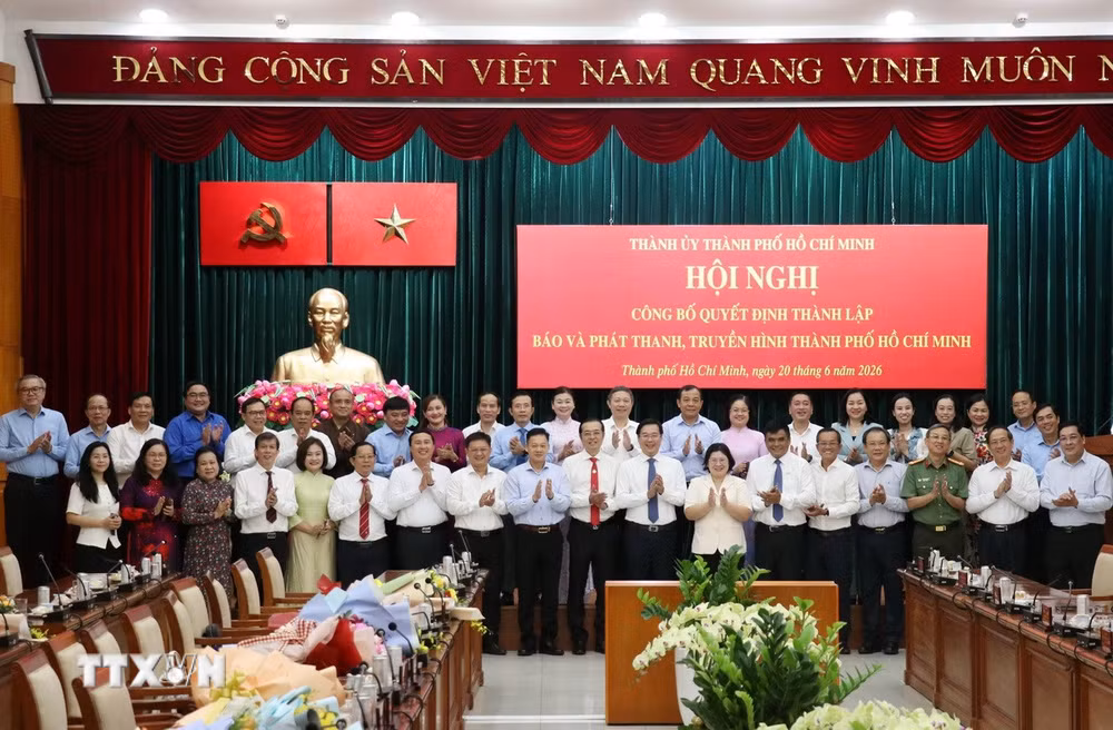 Thành lập Cơ quan Báo và Phát thanh, Truyền hình TPHCM- Ảnh 1.