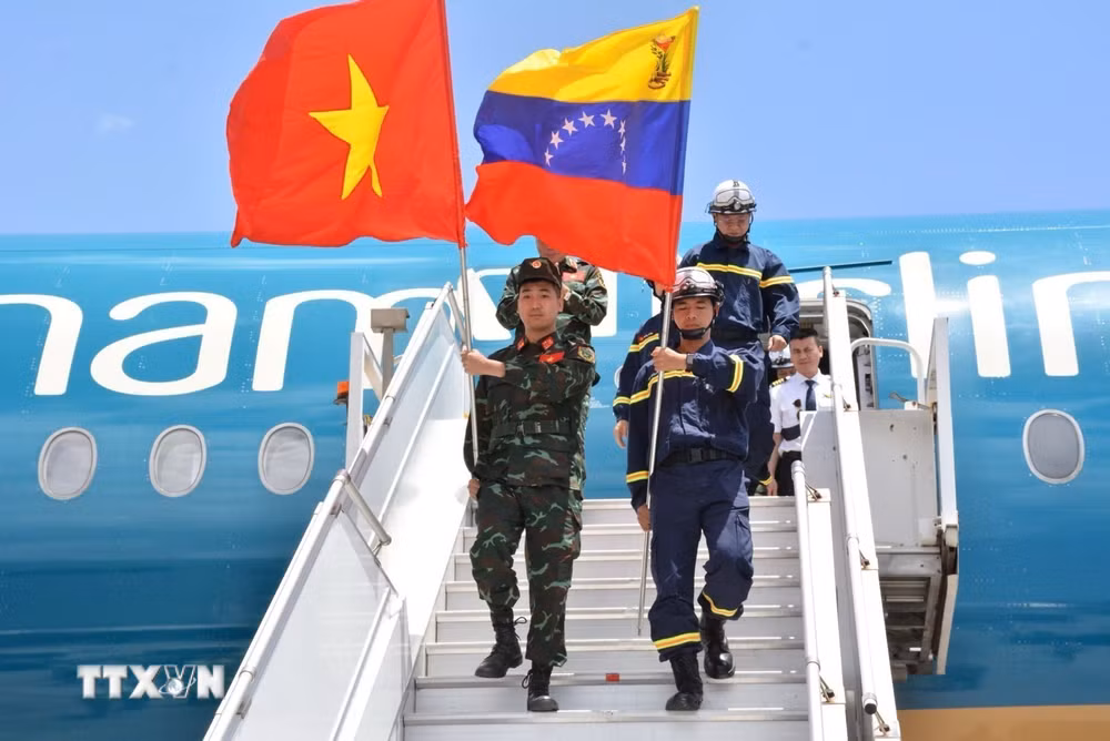 Đoàn Việt Nam đến Venezuela, sẵn sàng tham gia khắc phục hậu quả động đất
