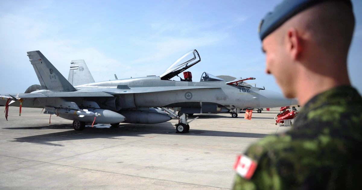 Máy bay chiến đấu Canada bí mật tham gia chiến dịch chống quân IS |  Vietnam+ (VietnamPlus)
