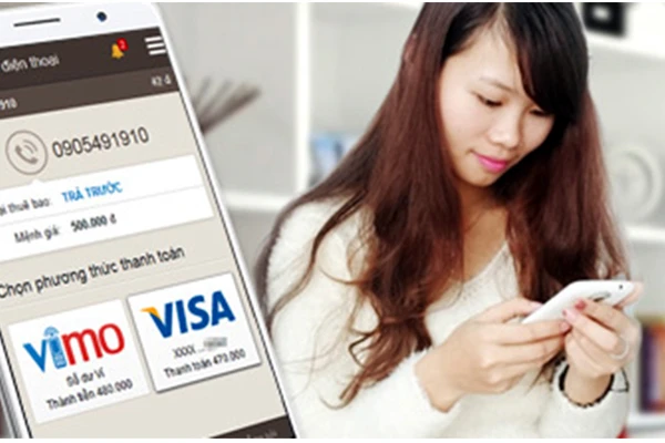 Ưu đãi nạp tiền điện thoại trả trước qua ví điện tử Vimo | Vietnam+ ...