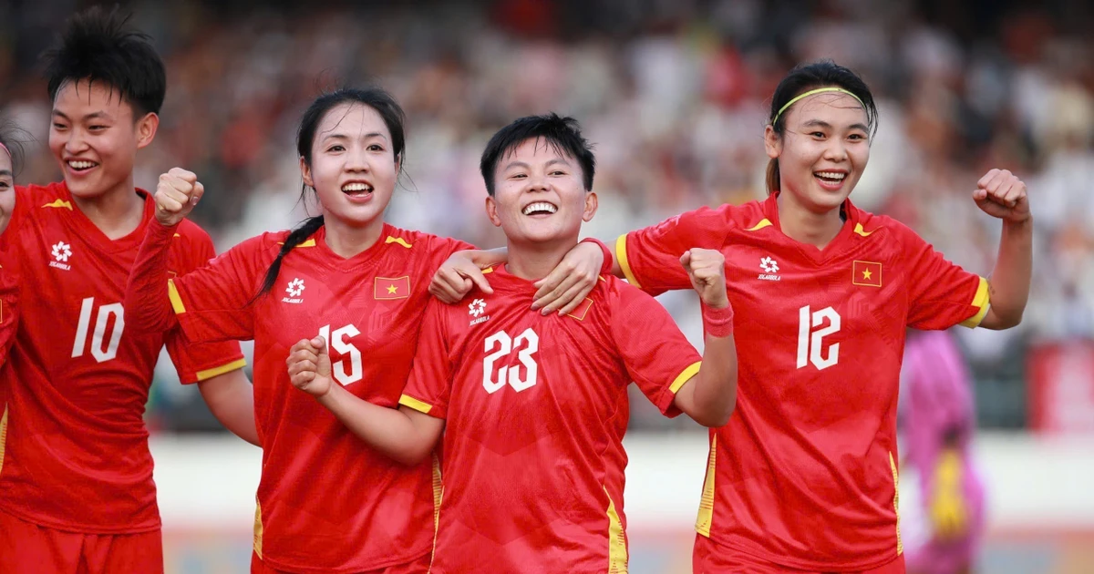 Thắng Myanmar ở trận "sinh tử", Đội tuyển Nữ Việt Nam vào bán kết SEA Games 33