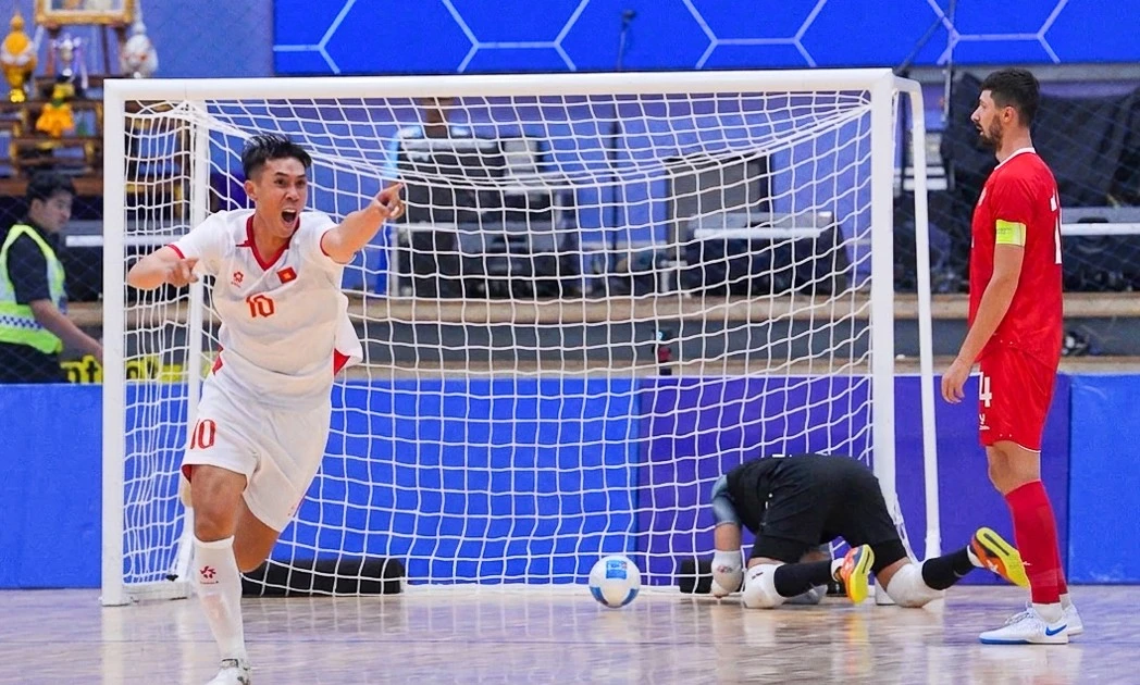 Đội tuyển Futsal Việt Nam gây bất ngờ trước đội xếp hạng 7 thế giới