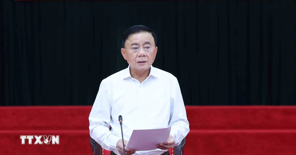Thường trực Ban Bí thư Trần Cẩm Tú chủ trì Hội nghị giao ban quý 2