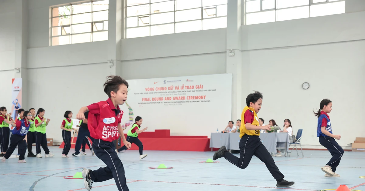 Hà Nội đặt mục tiêu mỗi học sinh tiểu học đều biết chơi một môn thể thao