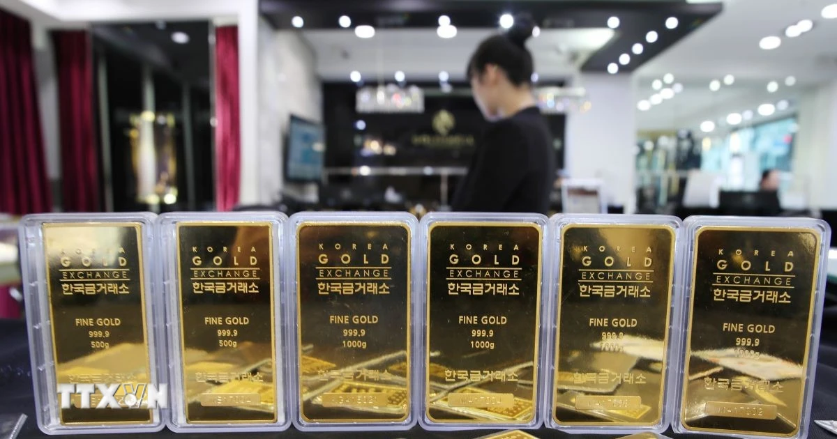 Giá vàng đạt mức cao nhất trong 9 tuần