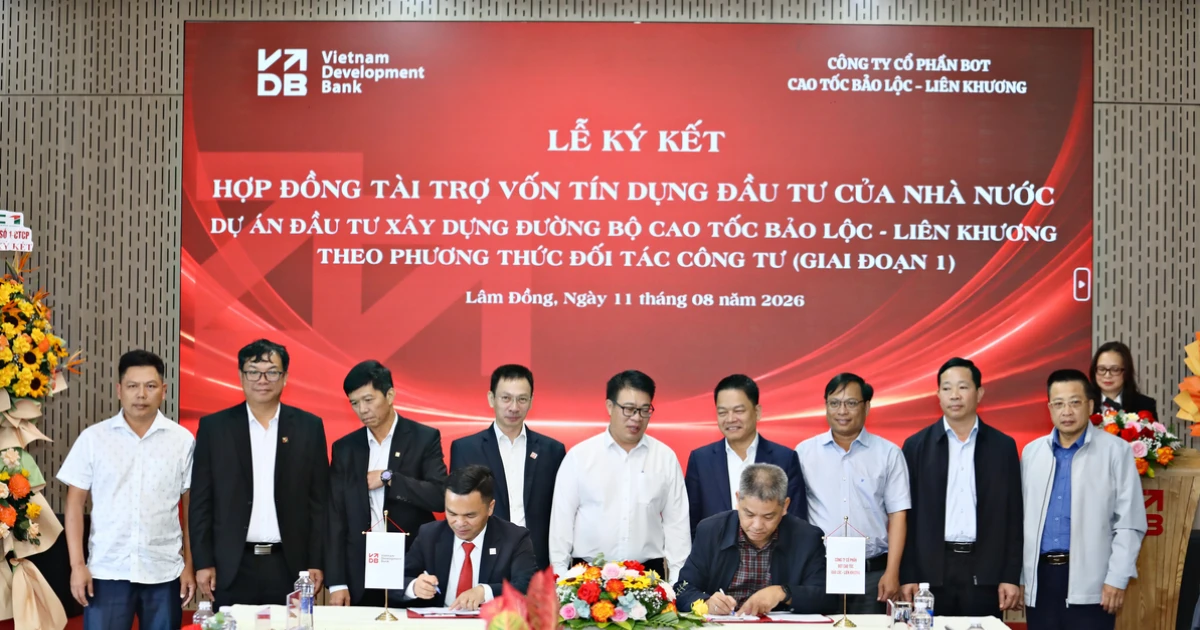 VDB cho vay tối đa 4.978 tỷ đồng, mở thêm nguồn lực triển khai cao tốc Bảo