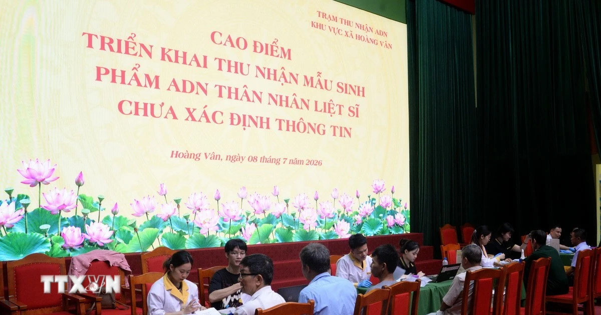 Bắc Ninh hoàn thành chiến dịch cao điểm thu nhận mẫu ADN cho thân nhân liệt sỹ