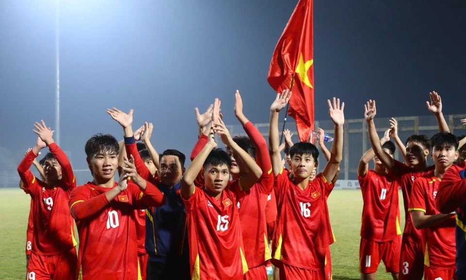 Thắng đậm Malaysia, Việt Nam giành vé dự vòng chung kết U17 châu Á