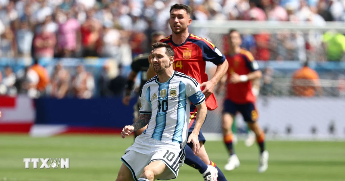 Trực tiếp Tây Ban Nha-Argentina 0-0: Argentina chưa có pha dứt điểm nào