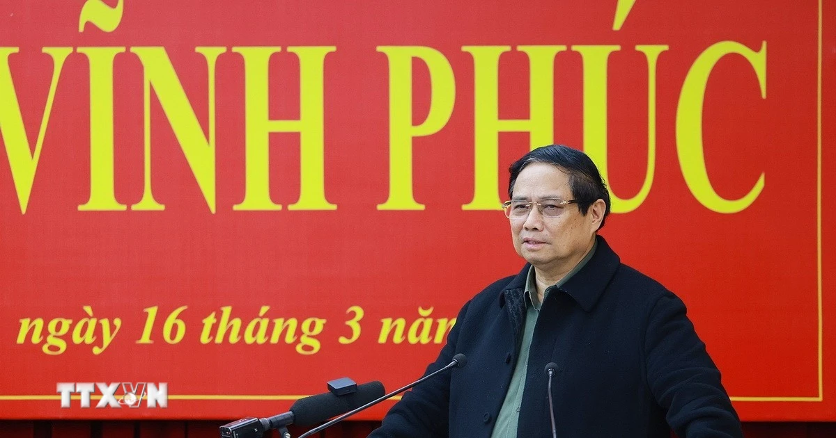 Thủ tướng yêu cầu Vĩnh Phúc tiên phong, mạnh mẽ và hiệu quả hơn ...