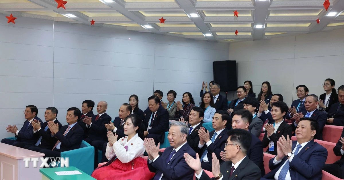 Tổng Bí thư Tô Lâm thăm Trường Mẫu giáo Kiêng Sang và lớp học mang tên Chủ tịch Hồ Chí Minh
