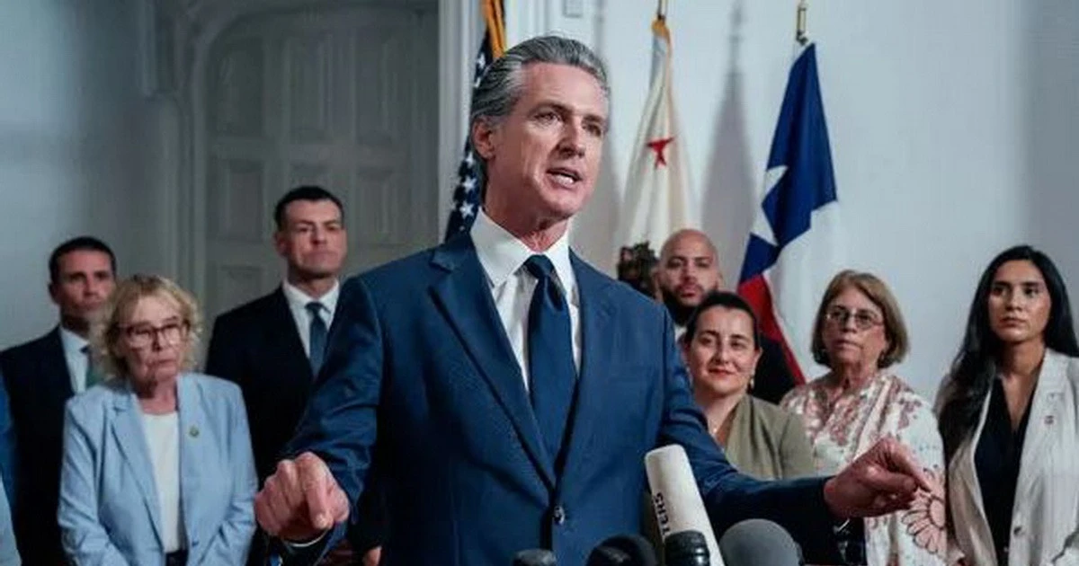 Tỷ lệ ủng hộ Gavin Newsom tăng cao trong giới Dân chủ Mỹ | Vietnam+  (VietnamPlus)