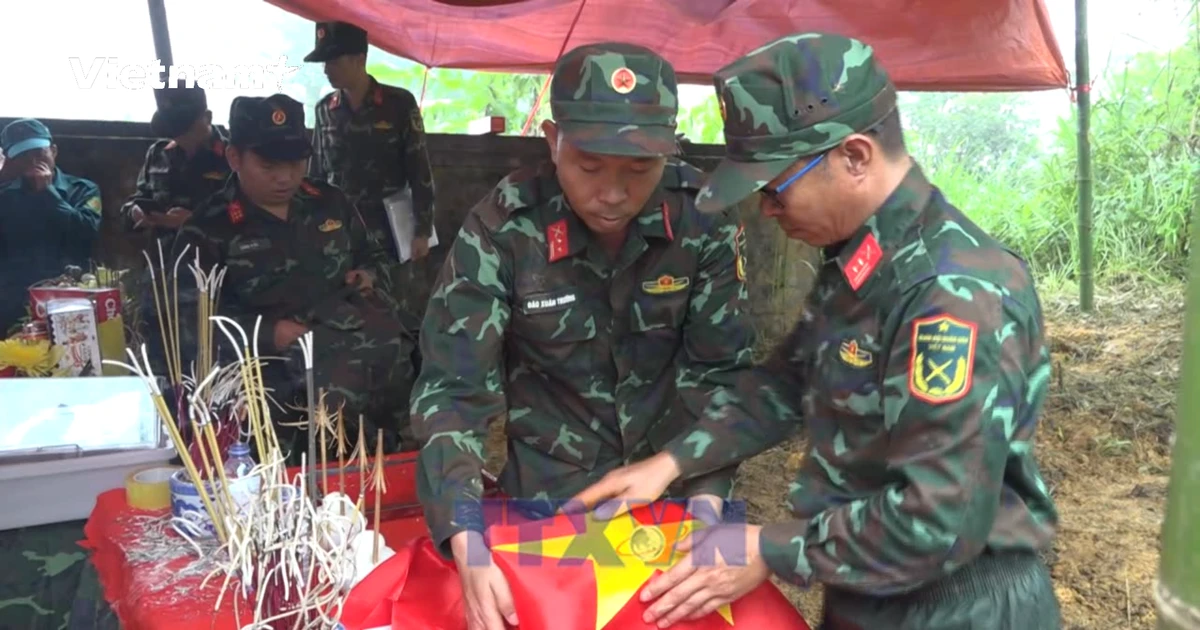 Đưa hai liệt sĩ trở về sau hơn 70 năm nằm lại trên đỉnh đèo Pha Đin
