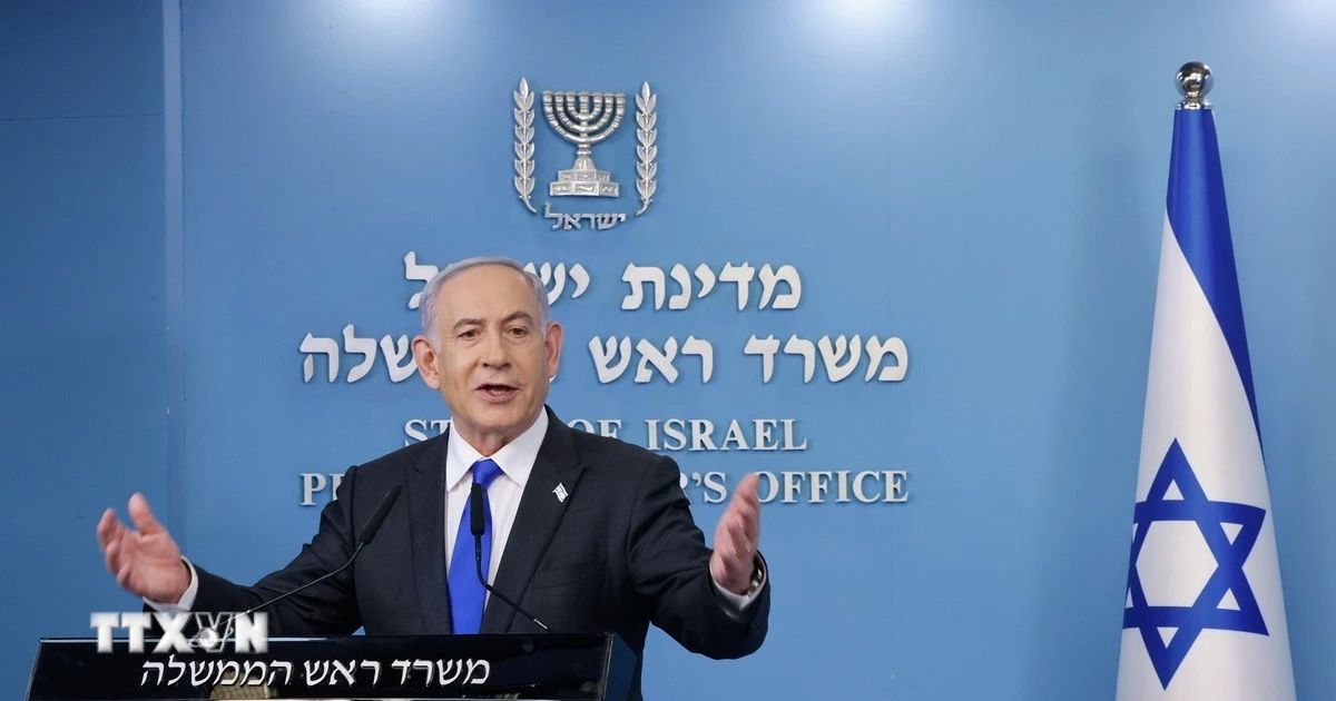 Thủ tướng Israel Benjamin Netanyahu. (Ảnh: THX/TTXVN)
