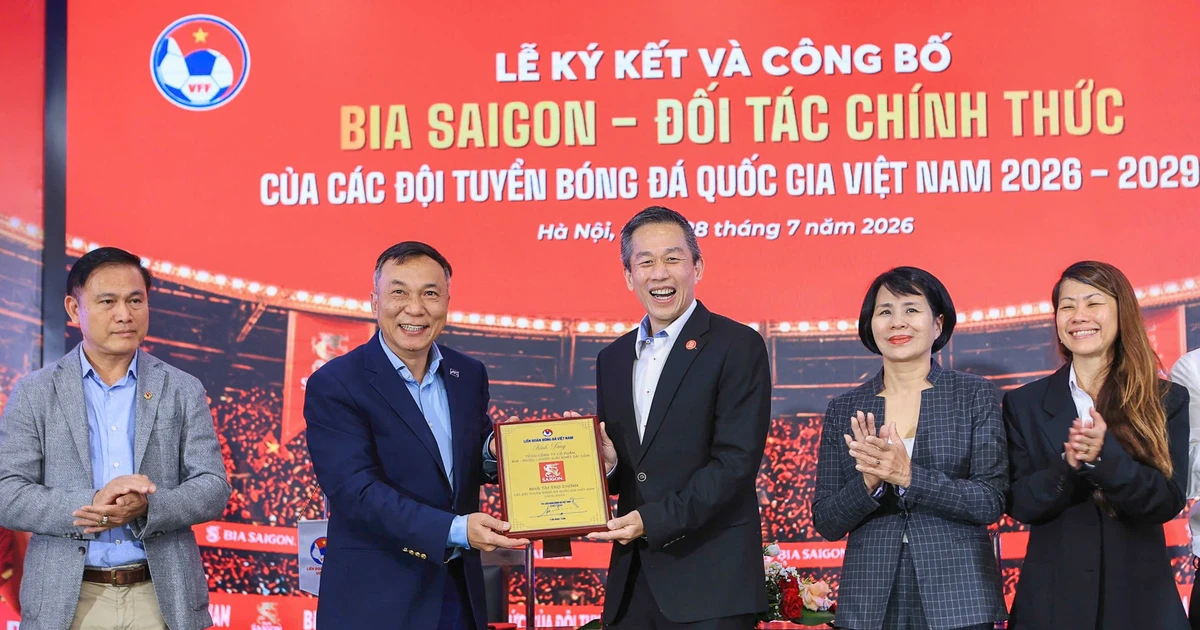 Liên đoàn Bóng đá Việt Nam nâng tầm quan hệ hợp tác chiến lược với SABECO