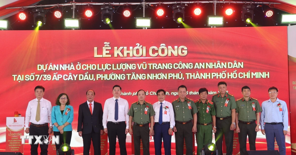 Khởi công dự án nhà ở xã hội cho lực lượng Công an nhân dân tại TP Hồ Chí Minh