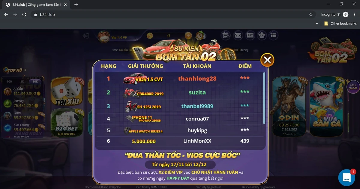 Game Bài Đổi Thưởng XN - Cổng Game Uy Tín, Đẳng Cấp Hàng Đầu