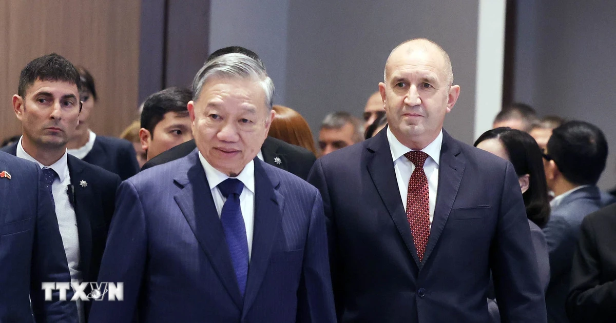 Khalin Radev Tổng Bí thư Tô Lâm và Tổng thống Rumen Radev dự Diễn đàn Doanh nghiệp ...