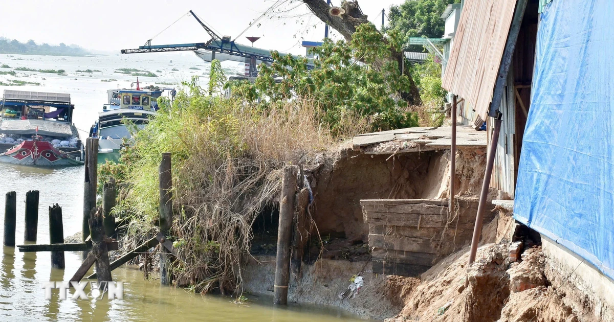An Giang chủ động giải pháp phòng chống thiên tai, sạt lở​