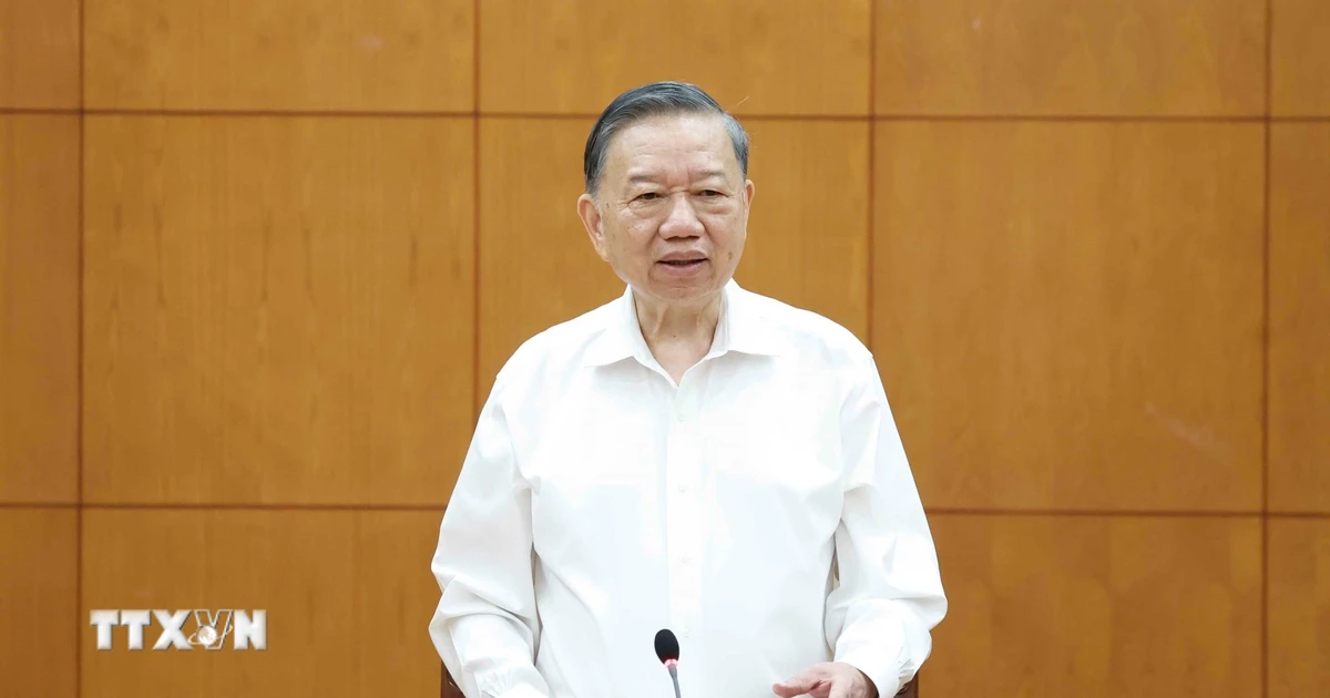 Tổng Bí thư, Chủ tịch nước Tô Lâm làm việc với ngành Nội vụ về chất lượng nguồn lao động Việt Nam