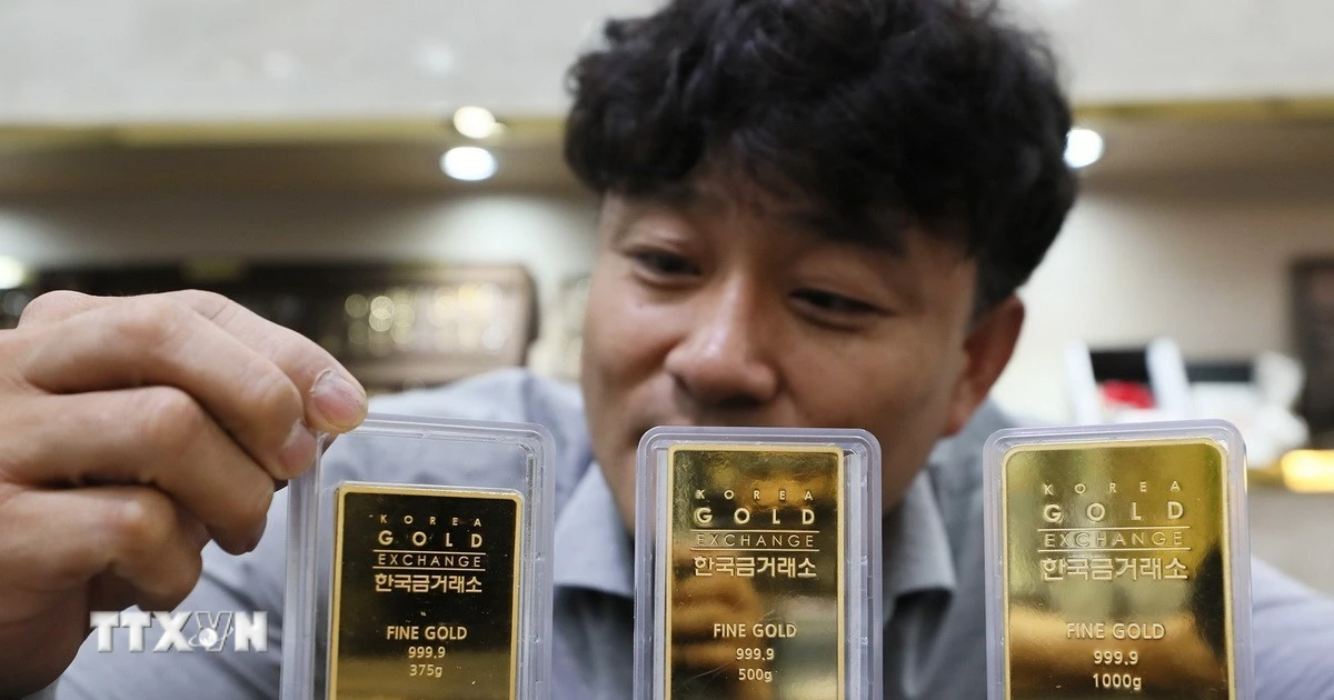 Giá vàng tăng phiên thứ tư liên tiếp, đạt mức cao nhất trong 7 tuần
