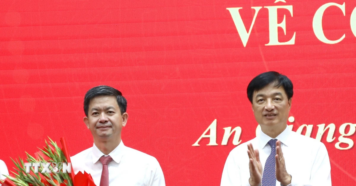 Đồng chí Lê Quang Tùng được chỉ định giữ chức Bí thư Tỉnh ủy An Giang