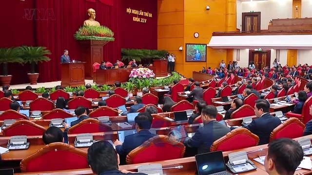 Hội nghị lần thứ ba Ban Chấp hành Trung ương Đảng khóa XIV chính thức khai mạc