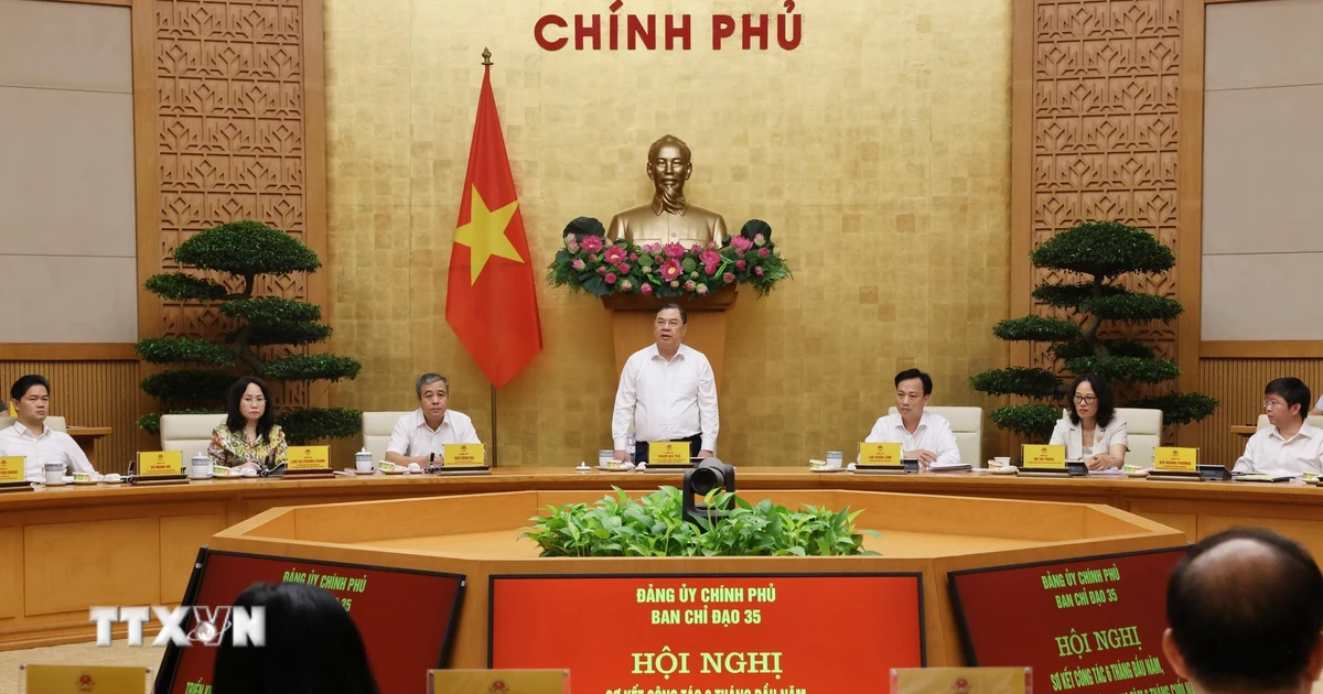 Ban Chỉ đạo 35 Đảng ủy Chính phủ triển khai nhiệm vụ công tác 6 tháng cuối năm