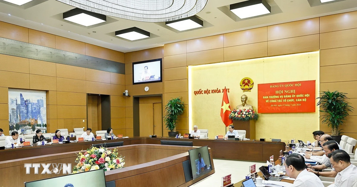 Ban Thường vụ Đảng ủy Quốc hội cho ý kiến về sắp xếp tổ chức bộ máy và công tác cán bộ
