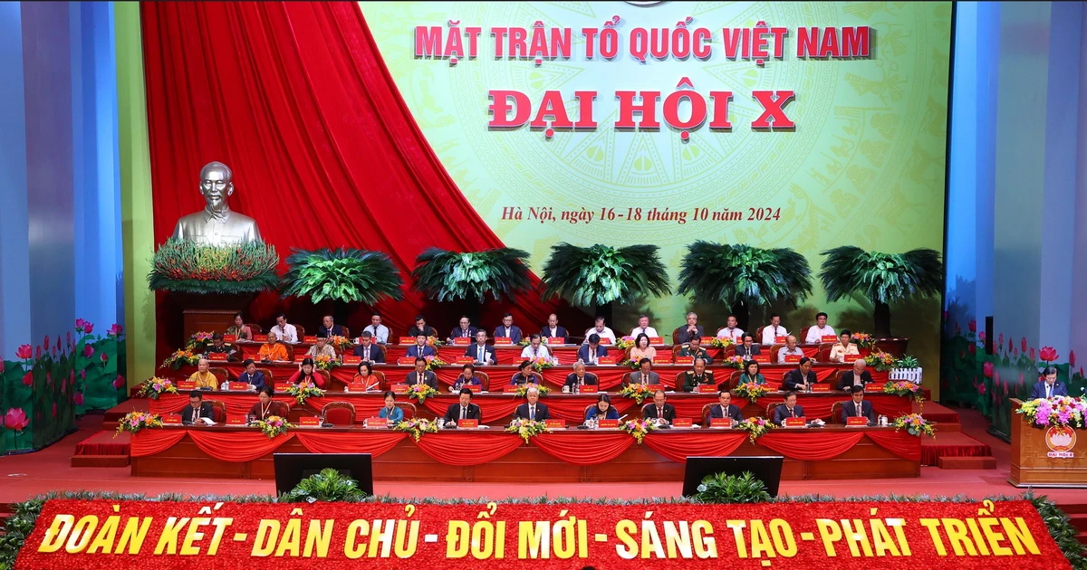 Sáng 17/10, khai mạc trọng thể Đại hội X Mặt trận Tổ quốc Việt Nam ...