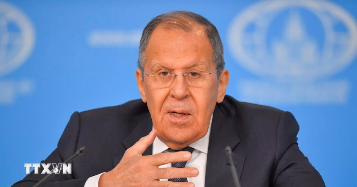 Ngoại trưởng Nga Sergey Lavrov. (Ảnh: THX/TTXVN)