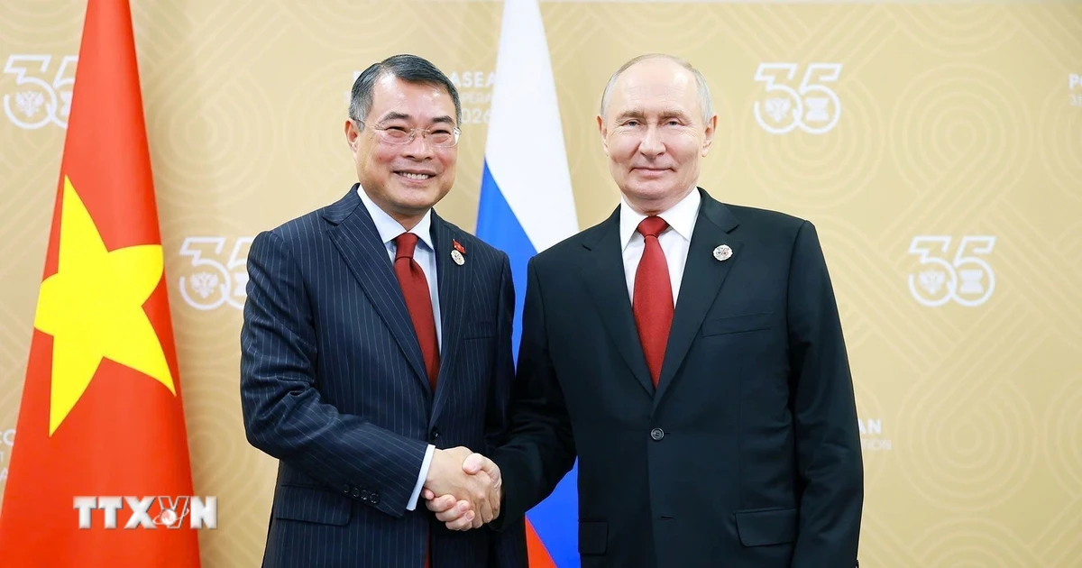 Thủ tướng Chính phủ Lê Minh Hưng hội kiến Tổng thống Nga Vladimir Putin