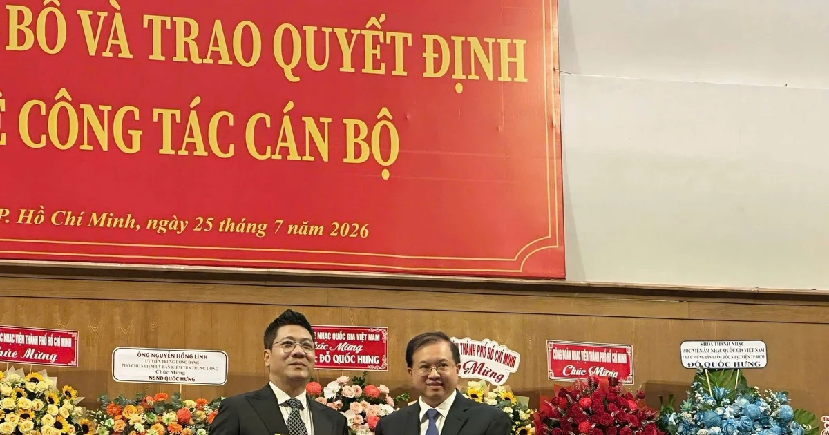 NSND Đỗ Quốc Hưng được bổ nhiệm làm Giám đốc Nhạc viện Thành phố Hồ Chí Minh