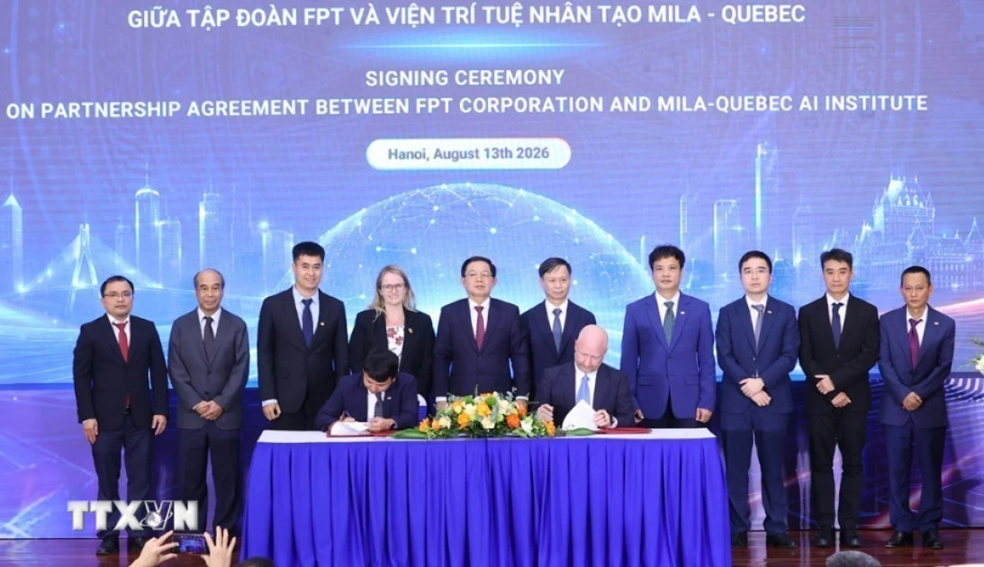 Hợp tác FPT và Mila góp phần thúc đẩy phát triển AI tại Việt Nam