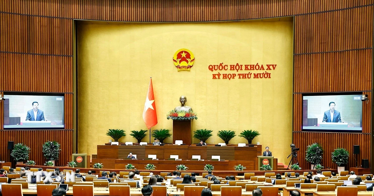 Ngày làm việc thứ 31, Kỳ họp thứ 10, Quốc hội khóa XV, diễn ra tại Nhà Quốc hội.