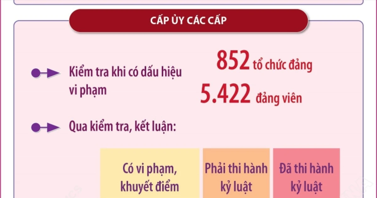 Tổng kết công tác kiểm tra, giám sát và thi hành kỷ luật Đảng năm 2025