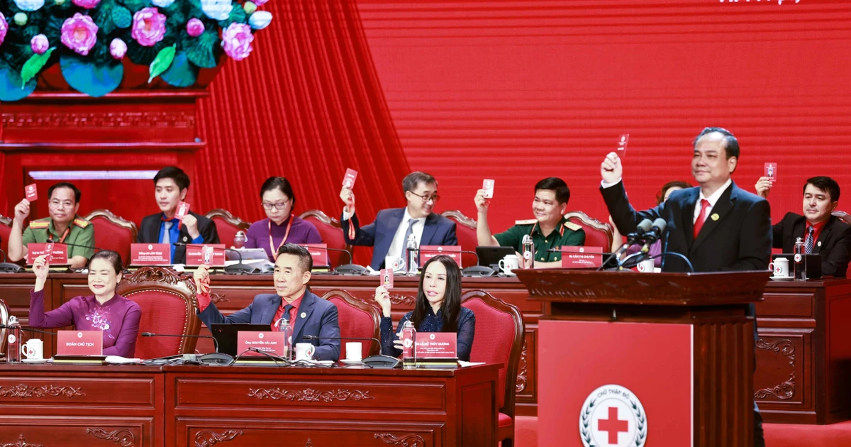 Phiên trọng thể Đại hội XII Hội Chữ thập đỏ Việt Nam diễn ra sáng nay, 28/7