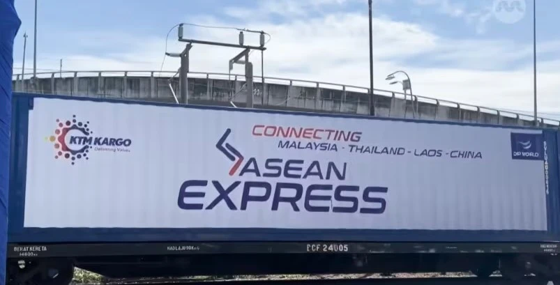 Tàu hàng Asean Express kết nối Thái Lan, Lào, Trung Quốc, Malaysia