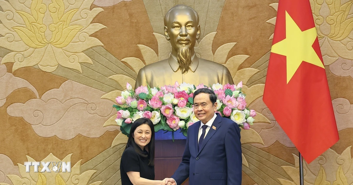 Chủ tịch Quốc hội Trần Thanh Mẫn tiếp Đại sứ Hoa Kỳ Jennifer Wicks
