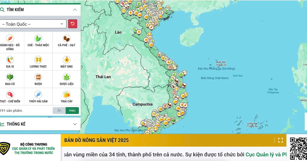 Bản đồ Nông sản Việt: Bước tiến số hoá nâng tầm nông sản Việt