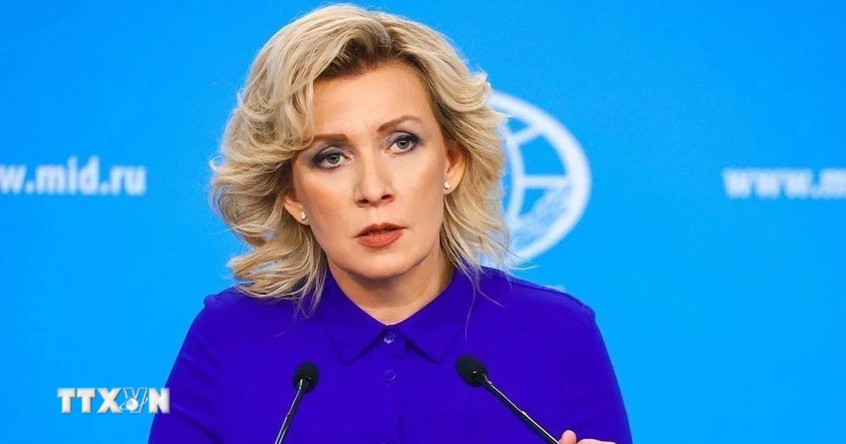 Người phát ngôn Bộ Ngoại giao Nga Maria Zakharova. (Ảnh: TASS/TTXVN)